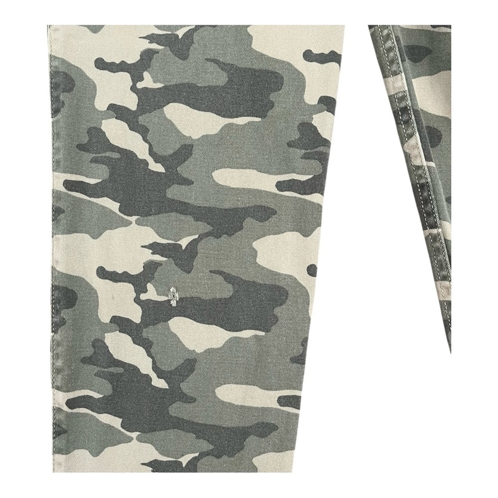 Wonder Nation  camo print brown green Boy pants 6-7 pockets elastic waist string - Picture 15 of 15
